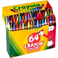 Crayola Crayons, Crayon Box with Sharpener, 64 ct