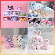 กระเป๋าสะพายไหล่ จี้ตุ๊กตา Sanrio Kuromi Cinnamoroll Melody เหมาะกับของขวัญ ของเล่นสําหรับเด็ก