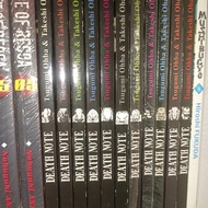Komik Death Note 1-12 set 95% tingkat mulus kondisinya dan sebagian segel, kondisi super mulus kolek