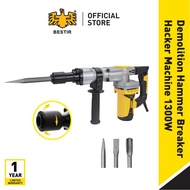 BESTIR | Demolition Hammer Breaker Hacker Machine 1300W | Mesin Pemecah Batu Konkrit (P0703)