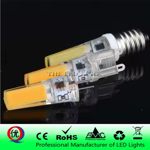 High Quality AC220V AC/DC12V DC12V G9 LED G4 E14 COB LED 6W 9W Corn Light SMD Bulb Super Bright Repl