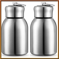 [chasoedivine.sg] Mini Water Bottle Slim Insulated Thermal Water Bottle Small Vacuum Hot Cold Water Bottle Bulk 2 Pcs
