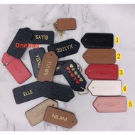 * ORIGINAL  NAME TAG FREE Engrave name bag tag engraving tag leather tag engrave name