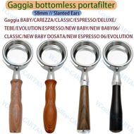 58mm Bottomless Portafilter for Gaggia 58mm Bottomless Portafilter for Gaggia BABY/Carezza/CLASSIC/E