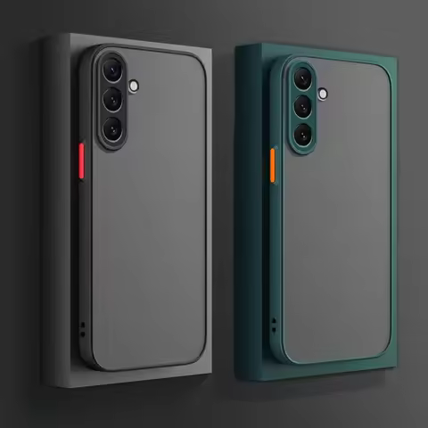 A 55 35 25 15 24 Matte Hard Case For Samsung Galaxy A55 A35 A25 A15 A24 A14 A54 A34 A05s 4g 5g Silic