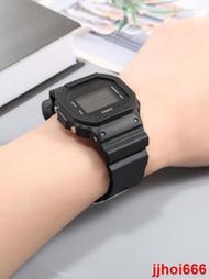 ☑️折扣價☑️G-SHOCK矽膠手錶帶適配卡西歐GM DW 5600橡膠小方塊S5600替換原裝