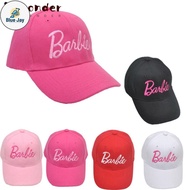 WONDER Barbie Baseball Cap, Adjustable Polyester Barbie Kids Hat, Letters Anime Cartoon Casual Peake
