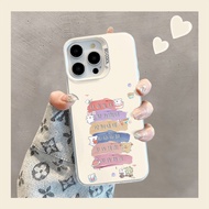 Line Dog Case For Vivo Y17 Y12 Y12S Y30 Y7S Y50 Y100 S10 S10E V23E V23 V25 V27 V29 X60 X70 X80 X90 X
