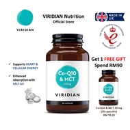 Viridian Co-Q10 & MCT 100mg, 30 vege caps, EXP: 03/27, 100% VEGAN, ORGANIC & PURE (JUNK-Free) Q10, C