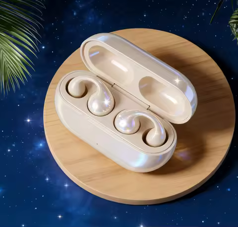 Wireless Bluetooth Earclip Earphone Outdoor Sport Earbud With Charging Bin HIFI Sound Earbud For Xia