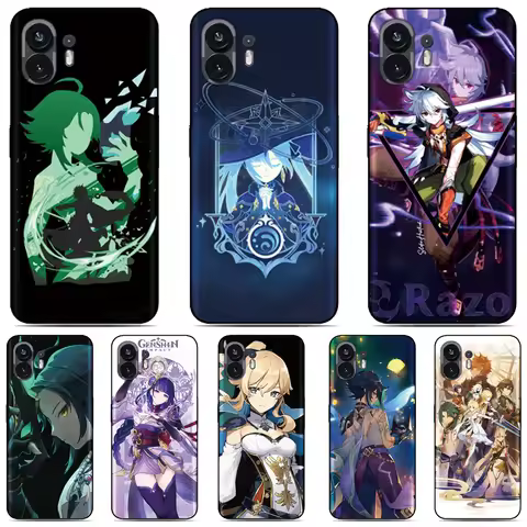 Anime Genshin Impact Phone Case For Asus Zenfone 10 9 8 5Z 4 ROG Phone 2 3 5 6 7 Max Pro M2 M1 Plus 