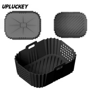 UPLUCKEY Air Fryer Tray, Washable Non-Stick Baking Tray, High Quality Silicone Reusable Perforated S