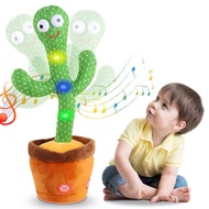 Dancing Cactus Plush Toy Talk Kaktus Bercakap Toy Song Plush Cactus Early Childhood Education
