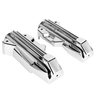 สีดํารถจักรยานยนต์ด้านหน้าส้อมครอบคลุมพลาสติก ABS สําหรับ Harley Touring Electra Street Glide King F