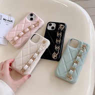 Luxury Case For iPhone 14 Pro Max 13 11 12 Pro Max iPhone 13 Pro Max Phone Case Leather Luxury Fashion Phone Cover with Sling Strap Chain