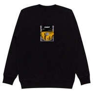 Sweater Crewneck Pria Distro Original Hitam Switer Oblong Cowok Brand Lokal Bandung Bahan