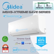 Midea R32 Xtreme Save Inverter Air Cond 1.0Hp-2.5Hp MSXS-Series