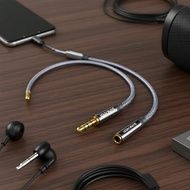 SUNKANDI 3.5mm Aux Extension Cable, Supports Microphones & Headphones for Smartphones, Tablets & Med