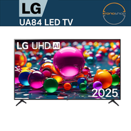 LG UA84 Series 4K UHD AI Smart TV | 50” / 55” / 65” / 75” / 86” | a5 AI Processor 4K Gen7 | 86UA8450