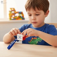 AUGUSTINA Cube Keychain, Interactive Square Mini Keychain, Standard Version Fun Educational Plastic 