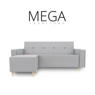 Ronda Grey Waterproof Fabric Sofa