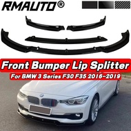 For F30 Lip Car Front Bumper Splitter Diffuser Lip Spoiler For BMW 3 Series F30 F35 LCI 2016-2019 Ca