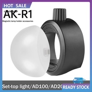 COOD Flashlight Softener Dome Round Head Flash Diffuser Flash Diffuser Dome for Godox V1/ad200/ad200
