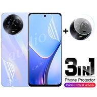 ฟิล์มไฮโดรเจลสำหรับ Realme 11X11 12X5G NFC 4G 2024G ปกป้องหน้าจอสำหรับสมาร์ทโฟน Realme 11 12 X X11 X12 Realme11x Realme11 Realme12x กระจกป้องกันเลนส์กล้อง5G