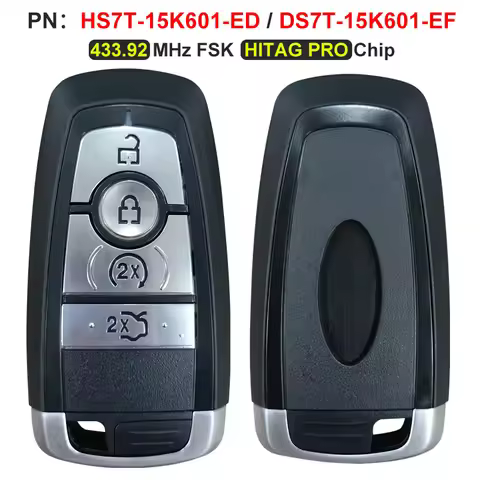 CN018093 4 button Original Smart Key For Ford Replacement Remote 433.92Mhz FSK HITAG PRO Part No HS7