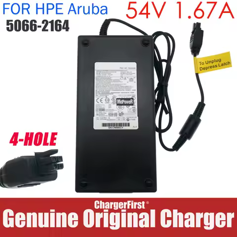 54V 1.67A PA-1900-2P-LF Power AC Adapter 5066-2164 Pa2 For HP 2530-8-POE+ SWITCH 1820 J9982A 2930F 8