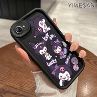 Casing Hp VIVO Y81 VIVO Y81i VIVO Y81s VIVO Y83 Case Melody dan pola Kuromi Casing lensa kamera Soft