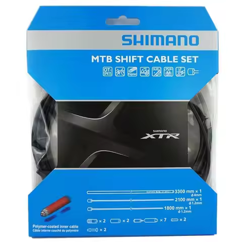 XTR M9000 MTB shift cable set inner cable and outer casing Shimano genuine goods Mountain bike acces