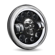 7 Inch 12 Mobil Led Lampu Tembak Daymaker 30 Watt CR7 Lampu Daymaker Tengkorak Tengkorak LED Bulat