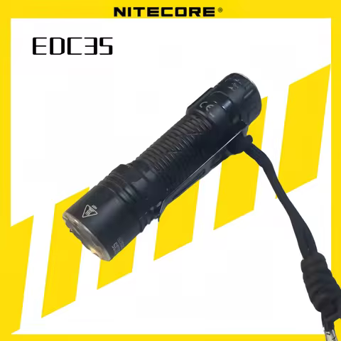Nitecore EDC35 Hiking Flashlight camping USB-C Rechargeable hiking 5000 Lumens LED EDC UHi Beam Dist