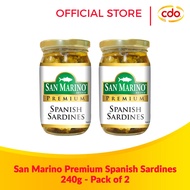 SAN MARINO Premium Spanish Sardines 240g - Pack of 2