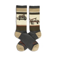 【西雅圖 KAVU】Moonwalk 保暖羊毛襪 夢想露營車 #1068