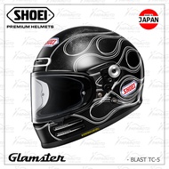 [Papa Knight] SHOEI Glamster BLAST TC-5 (Retro Hat Lego Flame