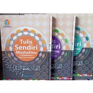 AL QURAN TULIS SENDIRI MUSHAFMU - FOLLOW THE LINE METHODE 30 JUZUK DALAM 3 JILID MUSHAF UTHMANI