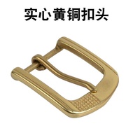 Pure Brass Belt Buckle Heads for Mens Belts Needle Buckle Letter Word Buckle Male Model Self-Made Br