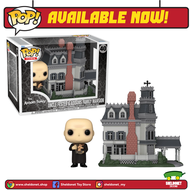 Funko Pop! Town: The Addams Family (1964) - Uncle Fester & Addams Family Mansion