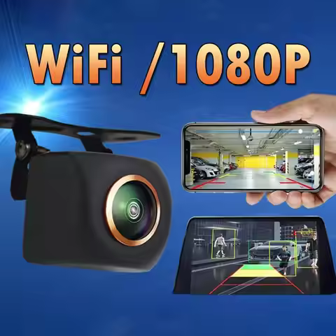 1080P Wireless Car Rear View Camera WIFI 170 Degree HD Night Vision WiFi Reversing Camera Dash Cam f
