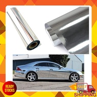 DIY Vinyl Wrap Chrome Sticker Car Chrome Sticker Glossy Car Wrap Plating Adhesive Stickers Decal She