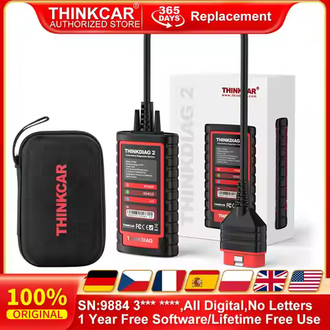 THINKCAR THINKDIAG 2 /KINGBOLEN Ediag Plus CAN FD All Systems 15 Reset Services ECU Coding OBD2 Scan