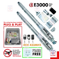 E8 E3000 620MM ( 4CH 433MHZ )    ( FULL SET )   SWING ARM AUTOGATE HEAVY DUTY DREAM ARM AUTO GATE SY