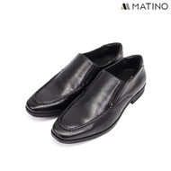 MATINO SHOES รองเท้าชายคัทชูหนังแท้ รุ่น MC/B 3013 - BLACK/TAN