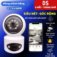 Yoosee Camera 2 EYES VIEW 2 SCREEN at the same time, rotate 360 degrees - color night vision, 2-way 