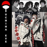 พร้อมส่งในไทยได้รับใน 1-2 วัน เสื้อฮู้ดกันหนาว เนตรวงแหวน ตระกูลอุจิวะ แบรนด์ INS Streetwear x Uchih