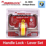 Amerilock Lever Type Antique Brass AL3800 AB Handle Lock Lockset