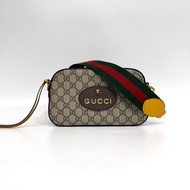 Gucci原花GG Supreme Messenger 虎頭包相機包 476466