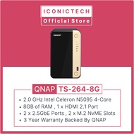 no call @WhatsAppOnly019-3710-000 Without Hard Disk 0TB ~ 44TB QNAP TS-264-8G 2-Bay NAS Enclosure or